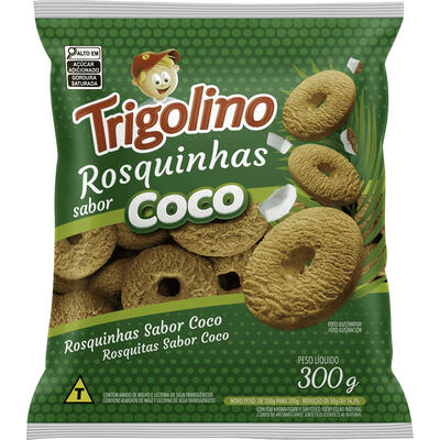 Biscoito Rosquinha Trigolino Coco 300g