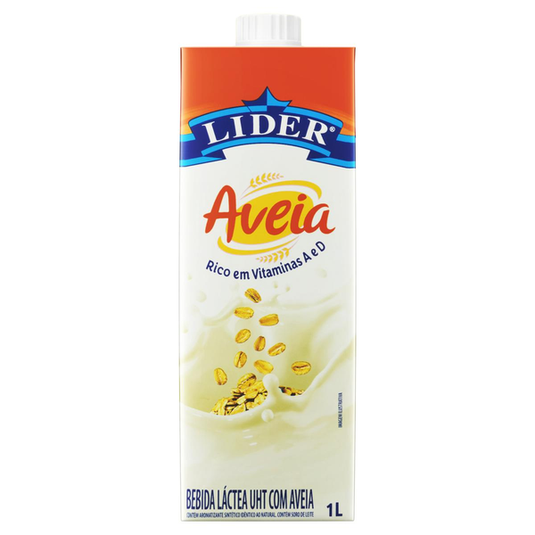 Bebida Láctea Lider com Aveia 1L