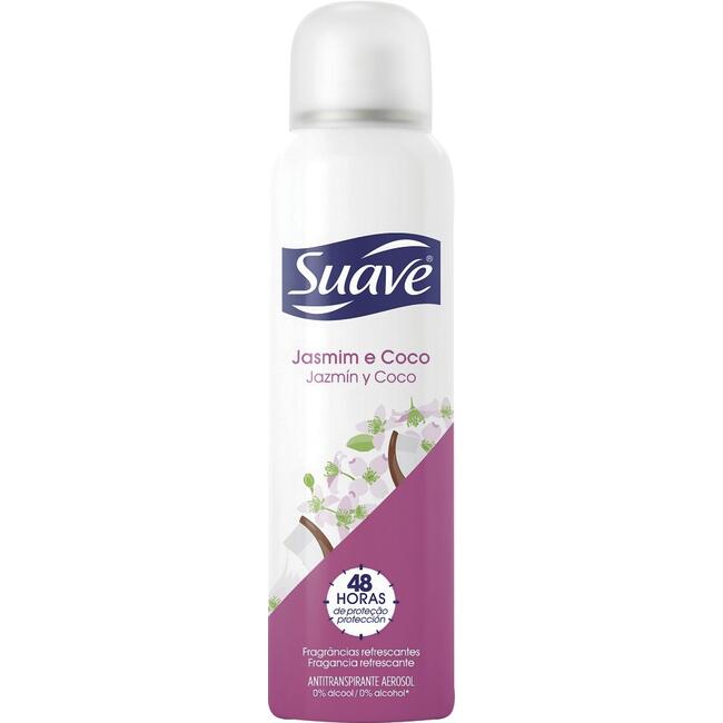 Desodorante Aerossol Suave Jasmim e Coco 160ml