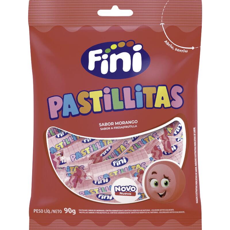 Pastillitas Fini Morango 90g