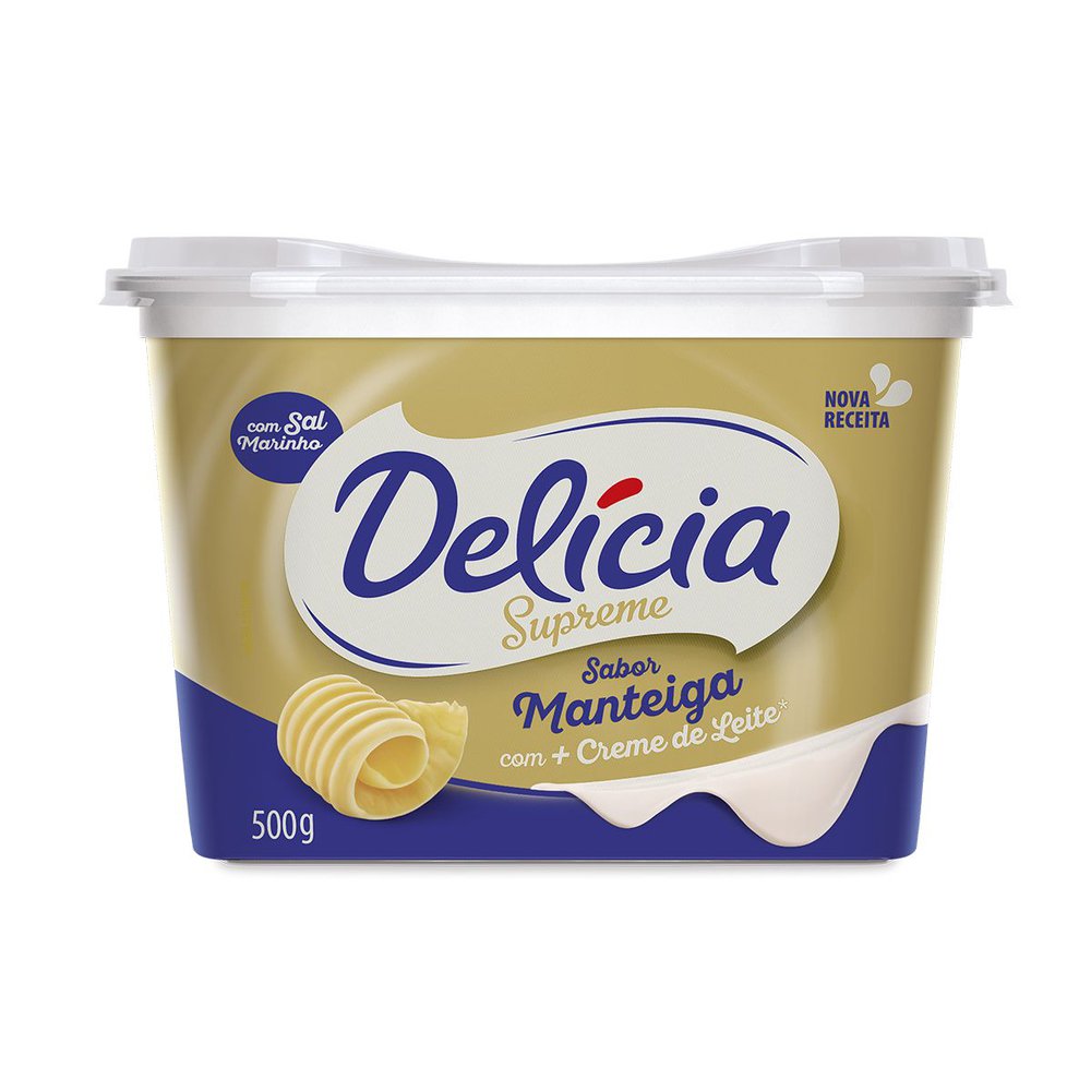 Margarina Delícia Supreme Creme de Leite com Sal 500g