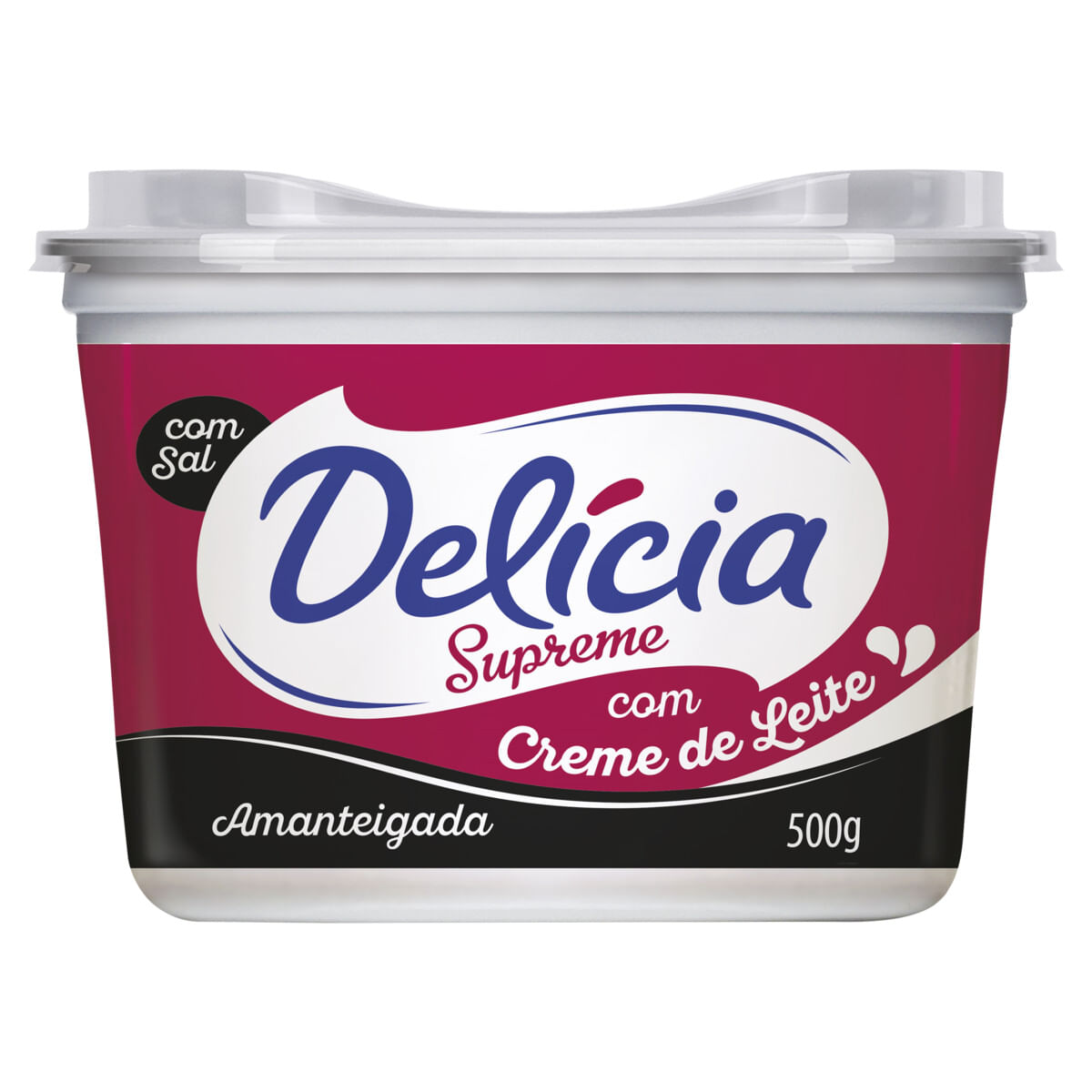 Margarina Delícia Supreme Creme de Leite com Sal 500g