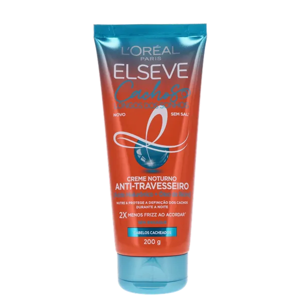 Creme de Tratamento Elseve 200ml - Noturno - Cachos Longos dos Sonhos