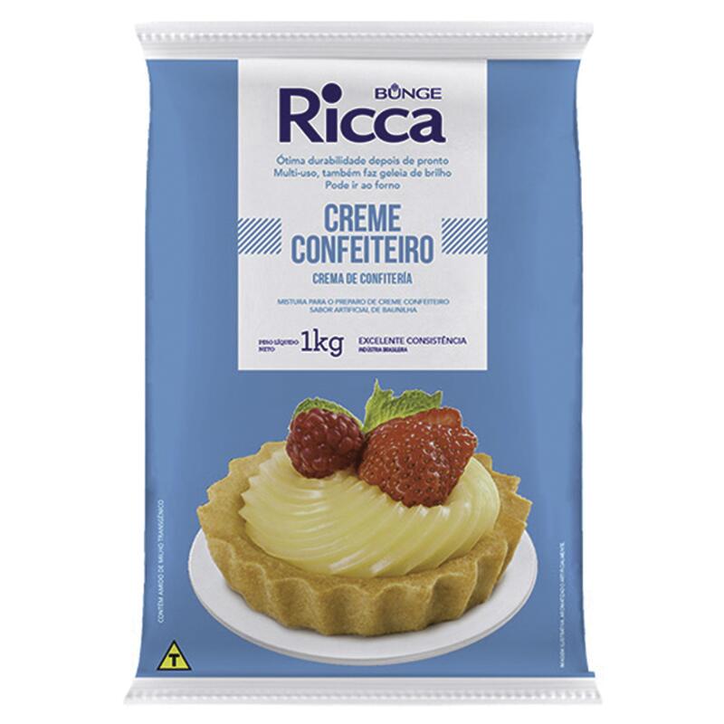 Mistura para Creme Confeiteiro Ricca Bunge 1kg