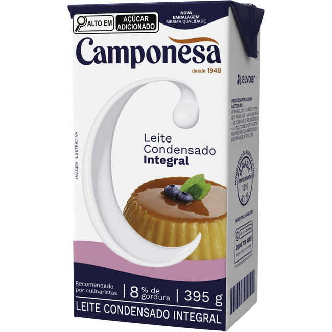 Leite Condensado Camponesa Integral 395g