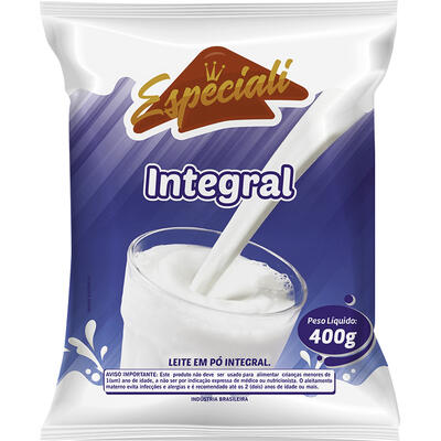 Leite em Pó Especiali Integral 400g