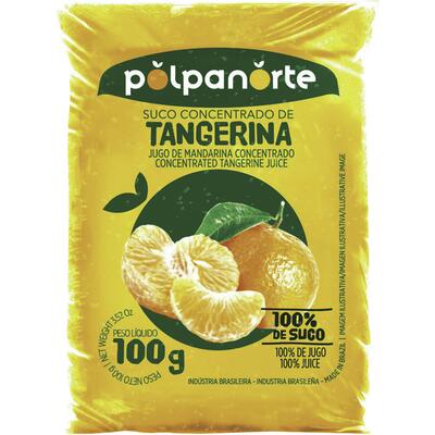 Polpa de Fruta Polpanorte Congelada Tangerina 100g