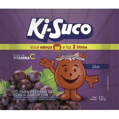 Refresco em Pó Ki-Suco Uva 12g