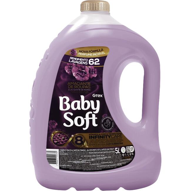 Amaciante para Roupas Baby Soft Toque sedutor 5L