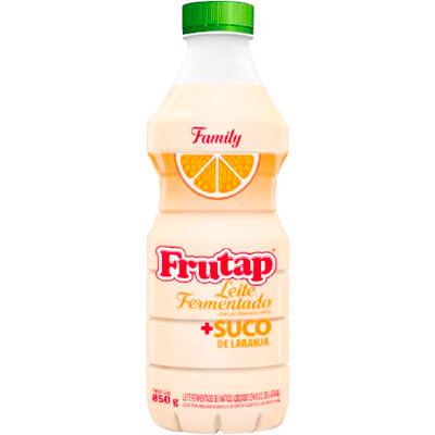 Leite Fermentado Frutap Family Laranja 850g