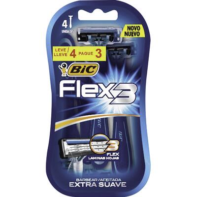Aparelho de Barbear Bic Flex 3 4 un
