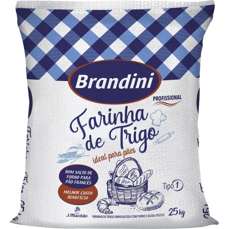 Farinha de Trigo Brandini Profissional 25kg