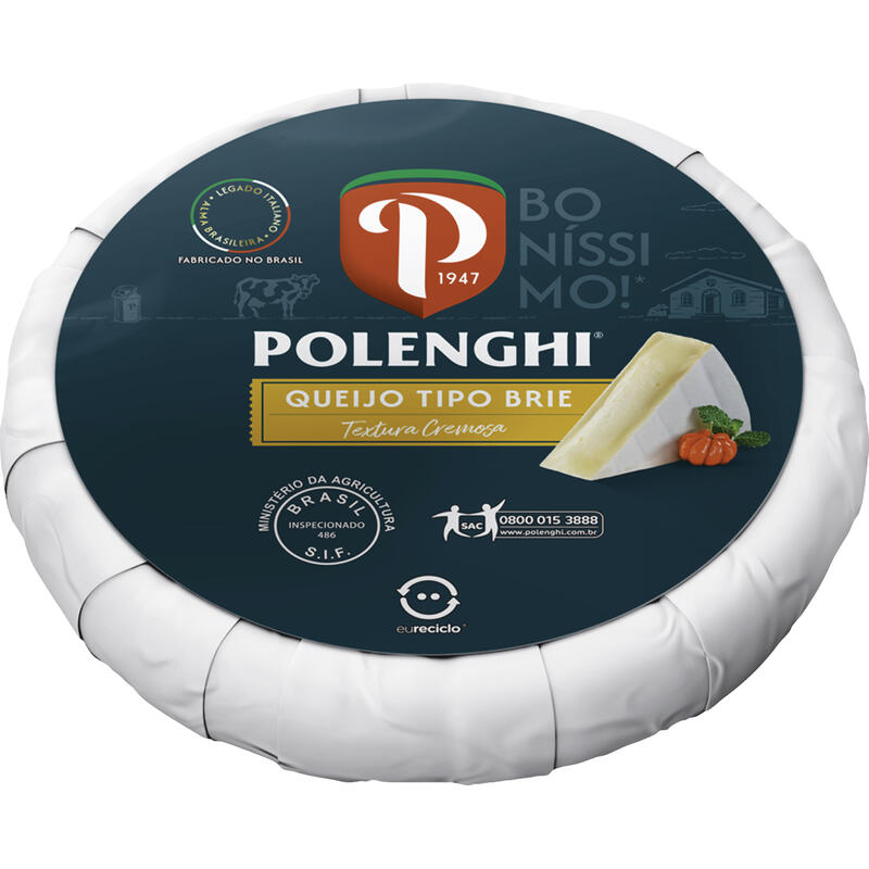 Queijo Brie Polenghi Preço por quilo na peça