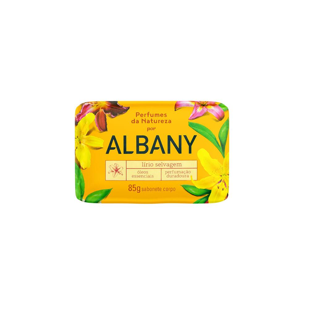 Sabonete Albany Perfumes da Natureza Lírio Selvagem 85g