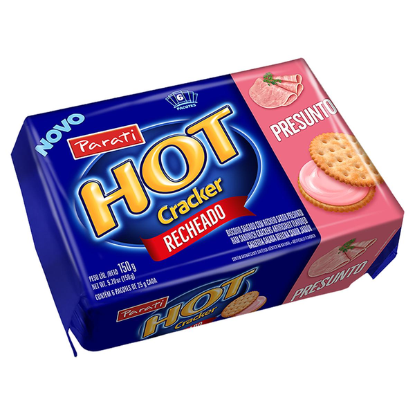 Biscoito Hot Cracker Parati 150g - Presunto