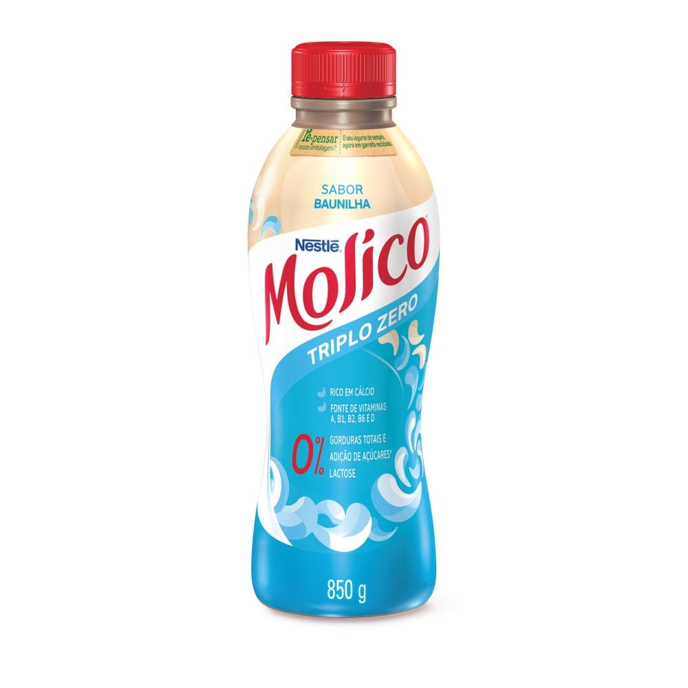 Iogurte MOLICO Triplo Zero Baunilha 850g