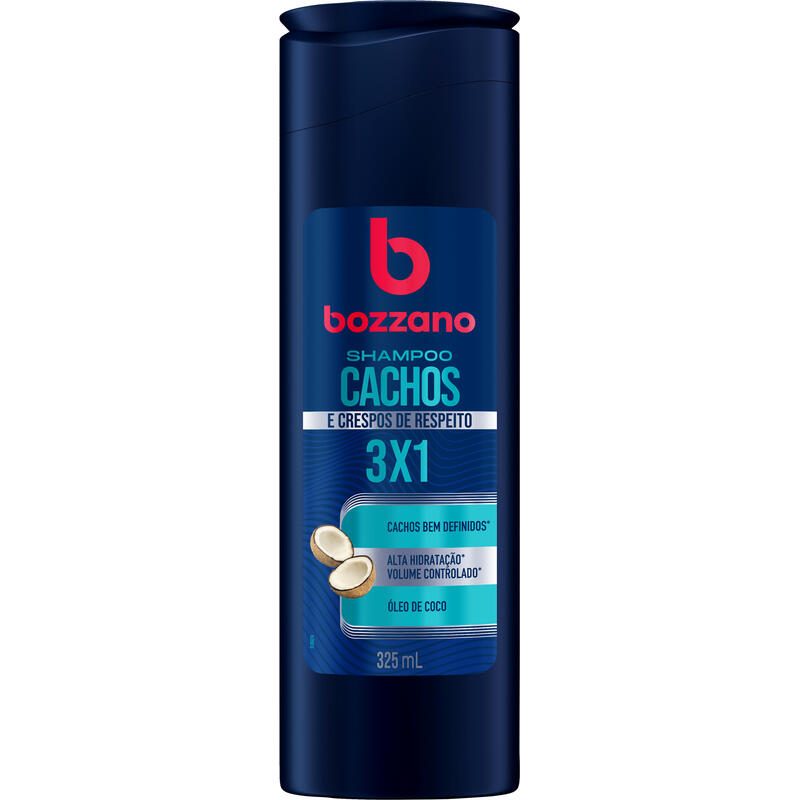 Shampoo Bozzano Cachos e crespos 325ml