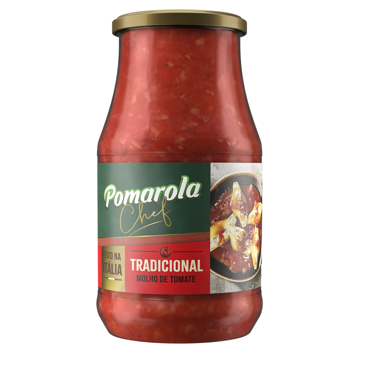 Molho de Tomate POMAROLA Tradicional Vidro 420g