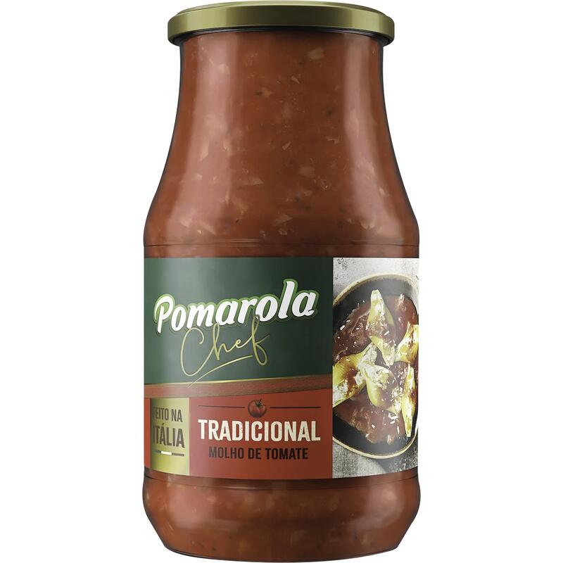 Molho de Tomate POMAROLA Tradicional Vidro 420g