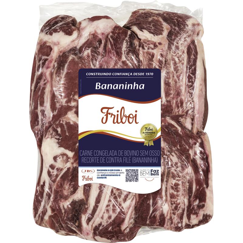 Carne Bovina Bananinha Friboi Cong Preço por quilo na peça