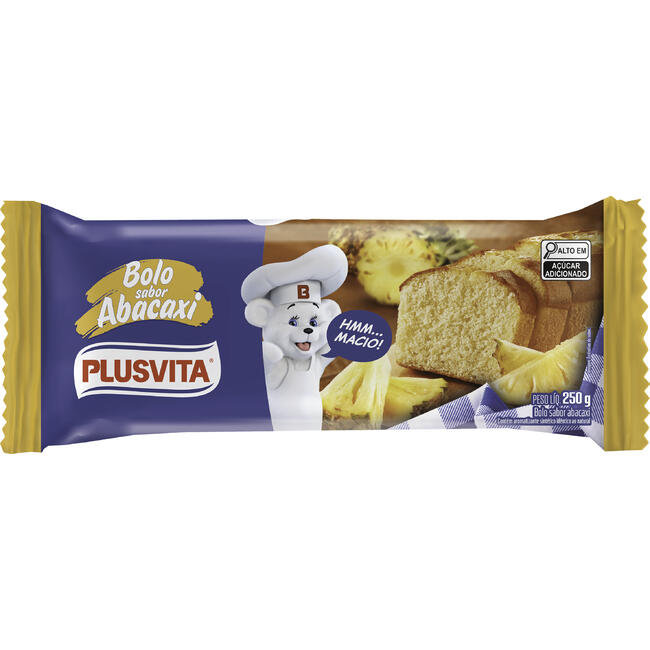 Bolo Plusvita Abacaxi 250g