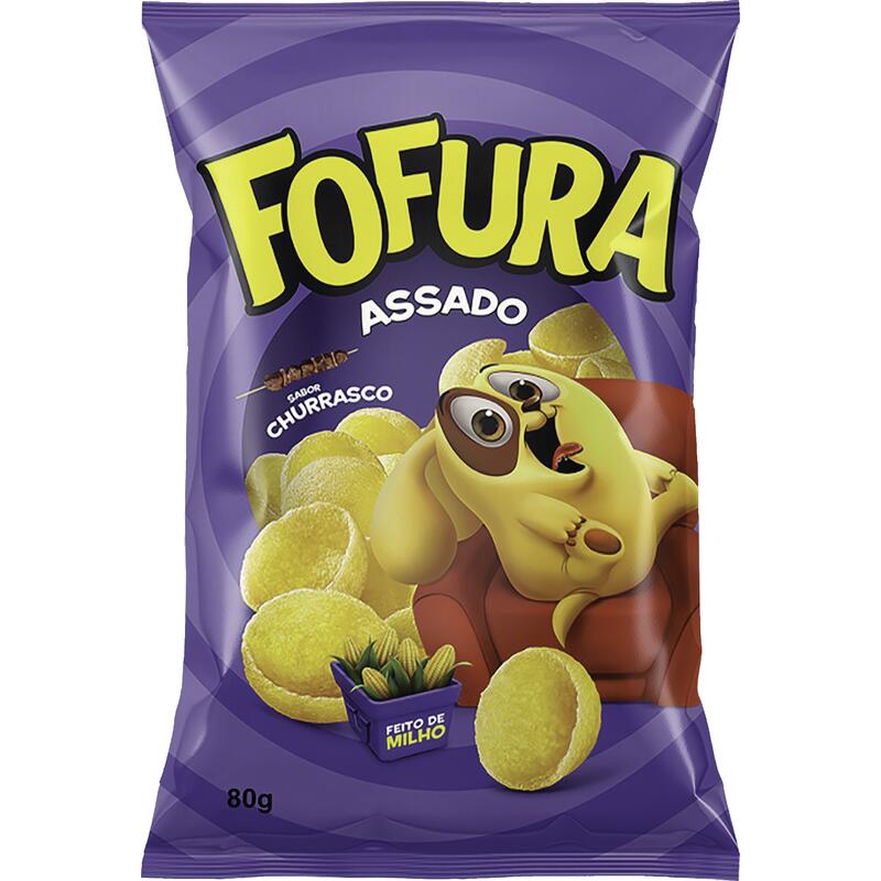 Salgadinho Lucky Fofura Churrasco 80g