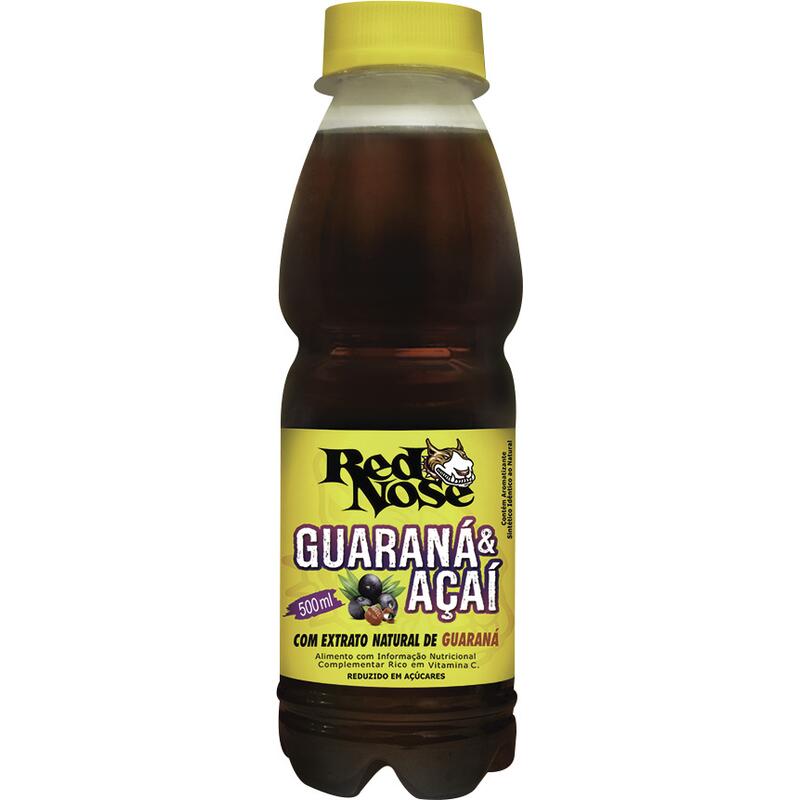 Refresco Líquido Red Nose Guaraná e açaí 500ml
