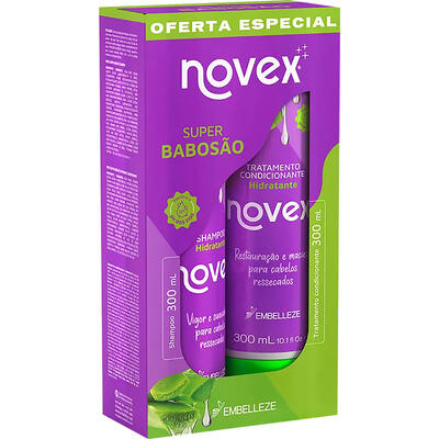 Kit Novex Shampoo + Condicionador Super Babosão