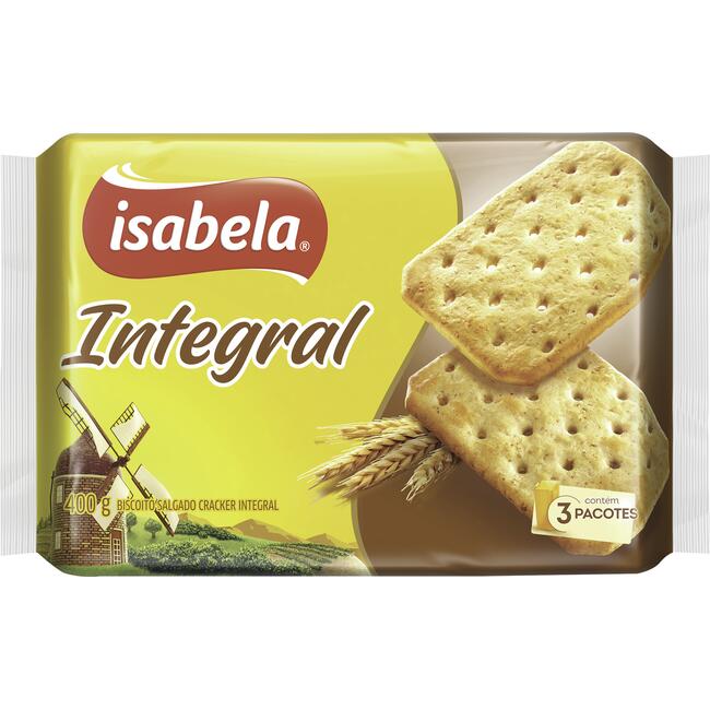 Biscoito Isabela Integral 400g