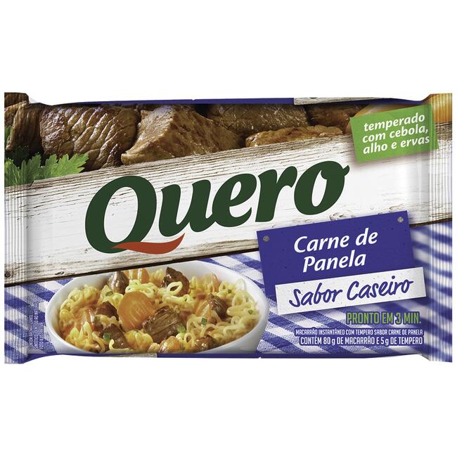Macarrão Instantâneo Lámen Quero Carne de Panela 85g