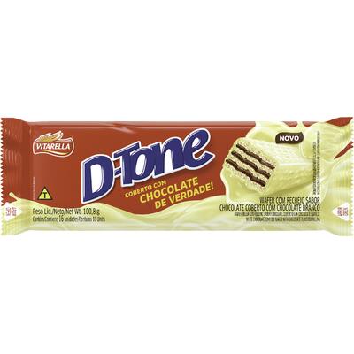 Biscoito Wafer Vitarella D-Tone Branco 100,8g