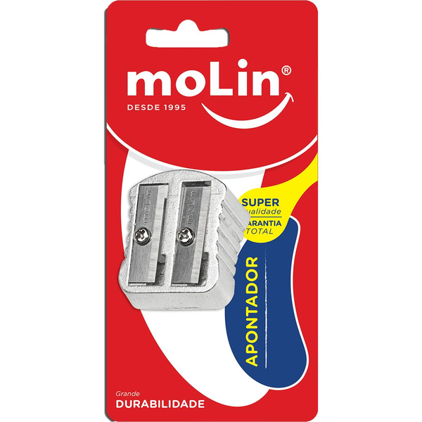 Apontador Molin Metal Double - Com 1 Unidade