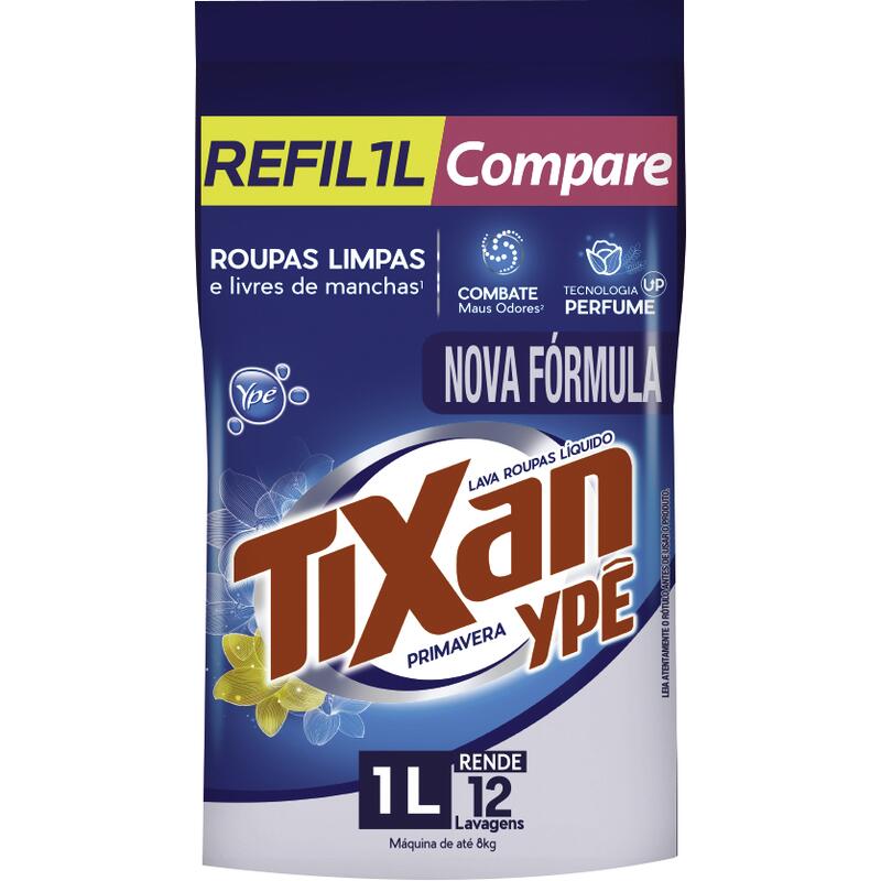 Lava Roupa Líquido Tixan Primavera 1L