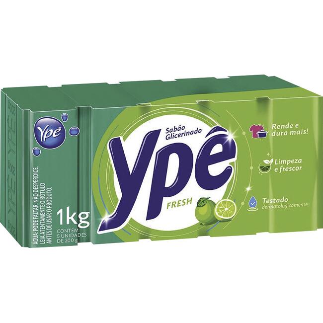 Sabão em Pedaço Ypê Glicerinado Fresh 5x200g