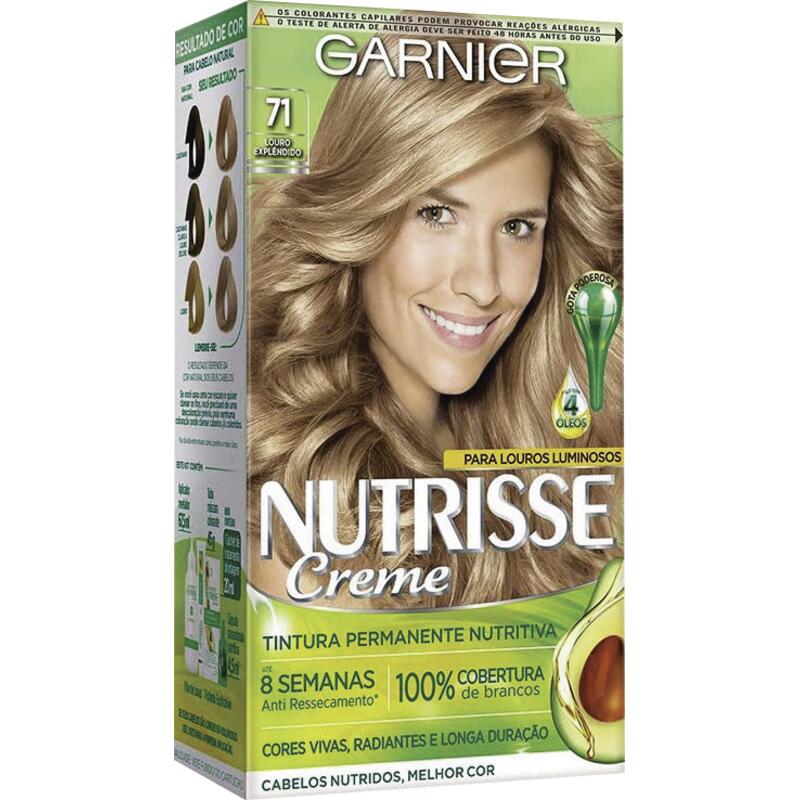 Tintura para Cabelo Nutrisse Louro explendido 71 Kit