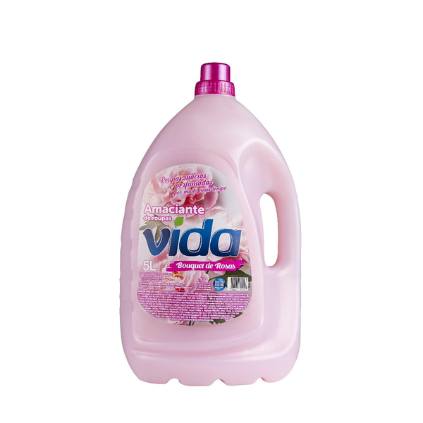 Amaciante Vida 5 Litros - Rosa