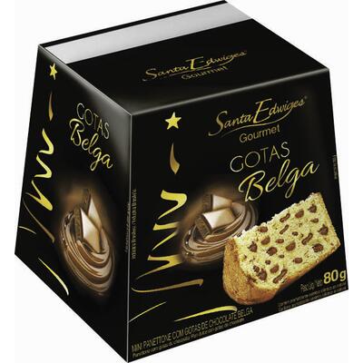 Panetone Santa Edwiges Chocolate belga 80g