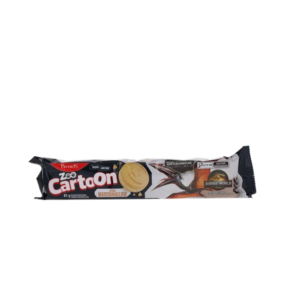 Biscoito Recheado Cartoon 85g - Marshmallow