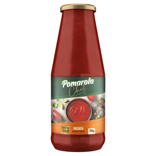 Molho de Tomate Passata Pomarola Chef Vidro 700g