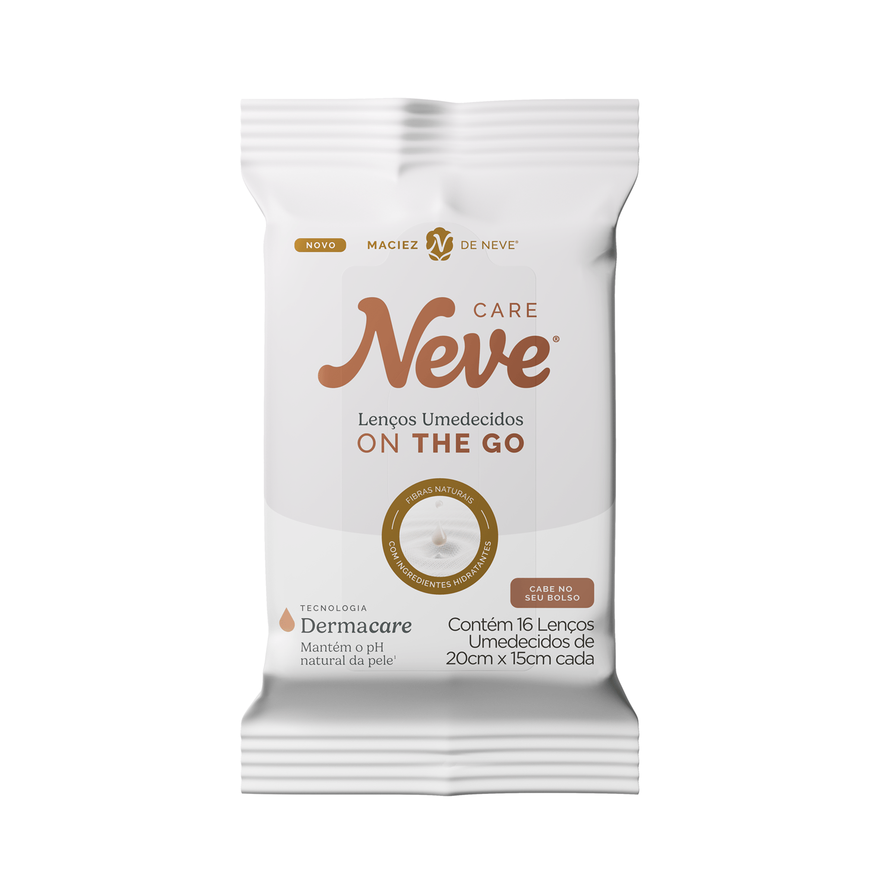 Lenço Umedecido NEVE Care On The Go com 16 Unidades