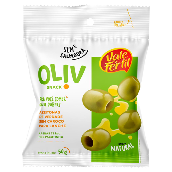 Snack VALE FÉRTIL Oliv Azeitonas Verdes 50g