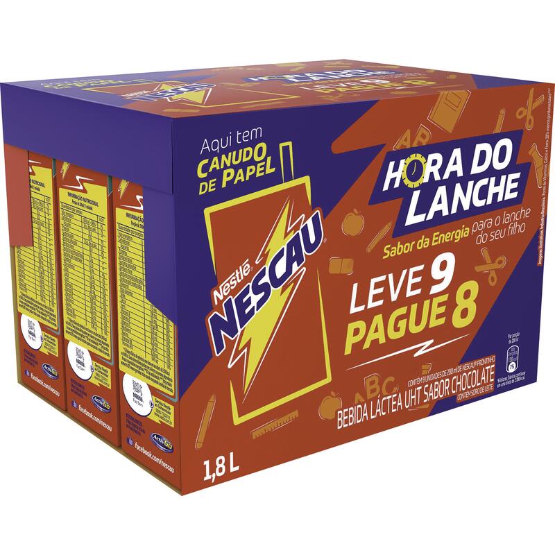 Bebida Láctea Nescau 9x200ml