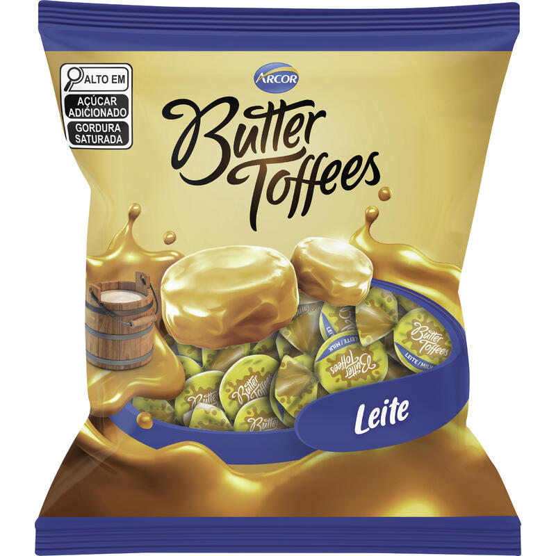 Bala Arcor Butter Toffees Leite 400g