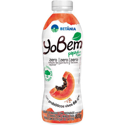 Iogurte Betânia Yobem Papaya 800g