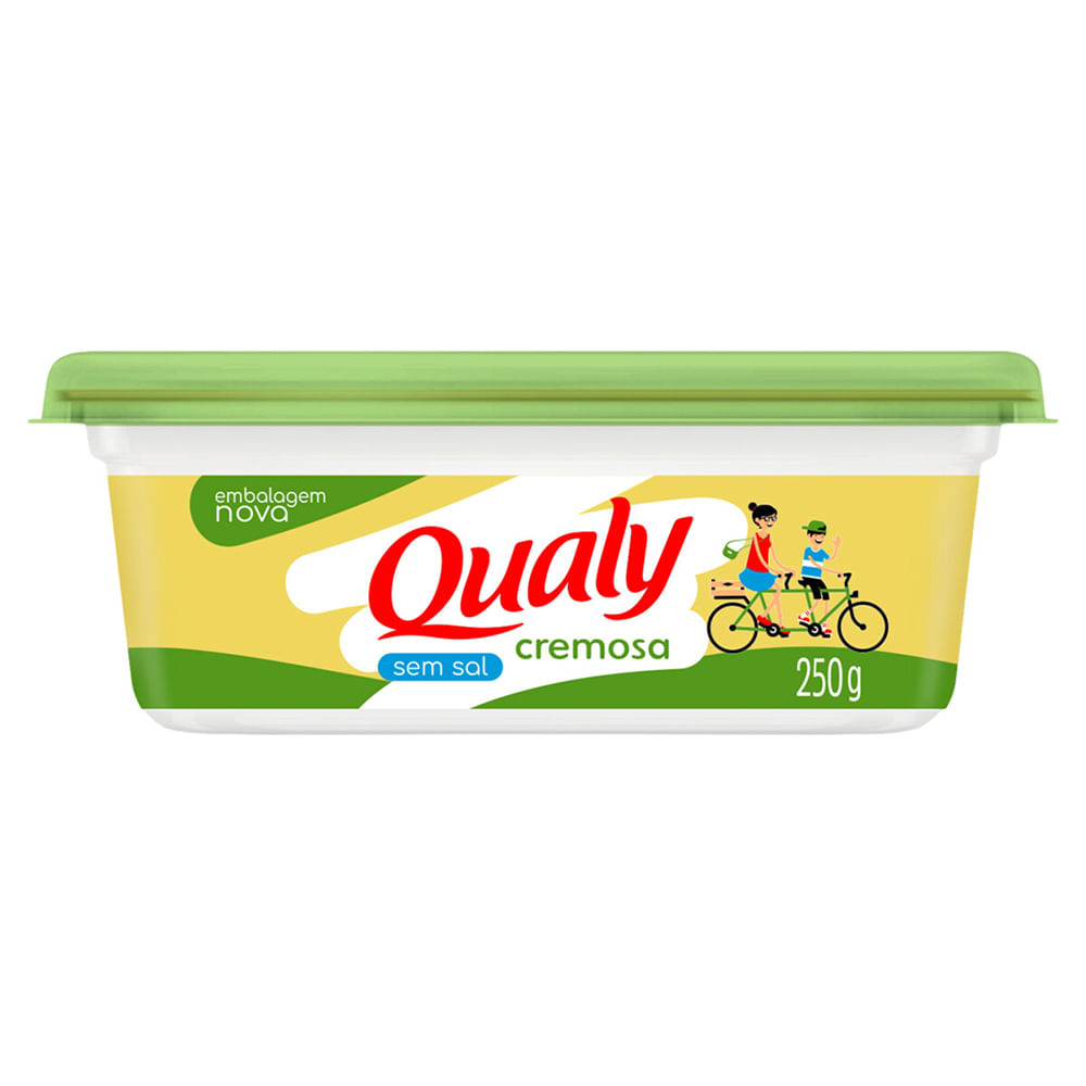 Margarina Cremosa Qualy sem Sal 250g