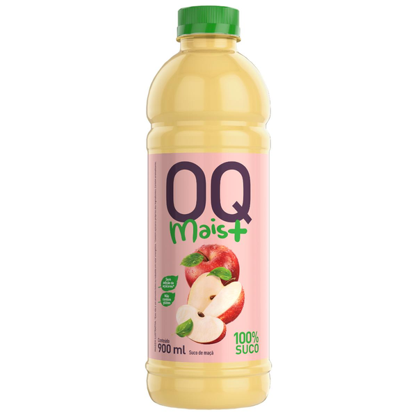 Suco OQ Mais 900ml - Maçã - Pet