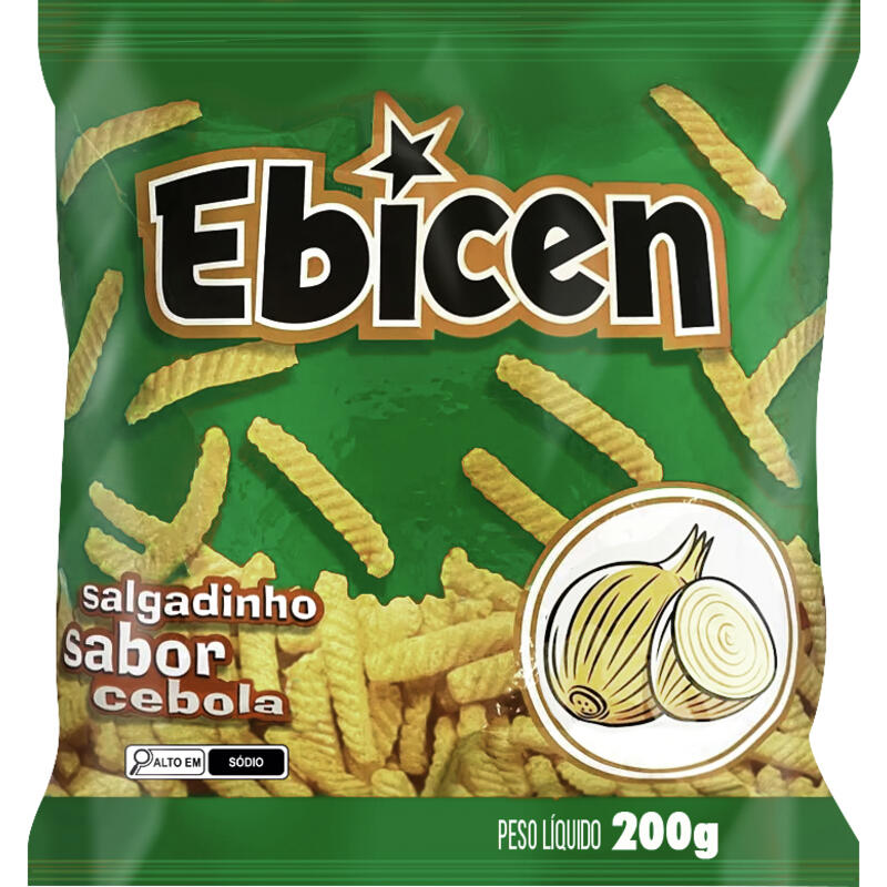 Salgadinho Ebicen Cebola 200g