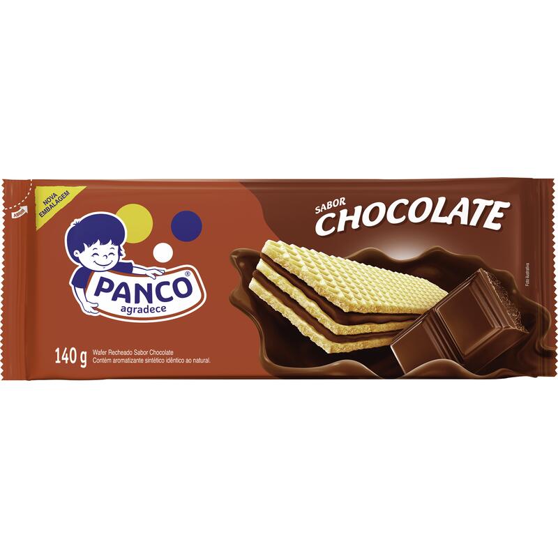 Biscoito Wafer Panco Chocolate 140g