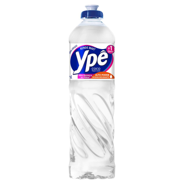 Detergente Líquido Ypê Coco Branco 500ml