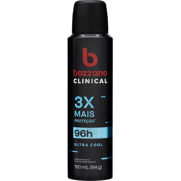 Desodorante Aerossol Bozzano Clinical Ultra Cool 150ml